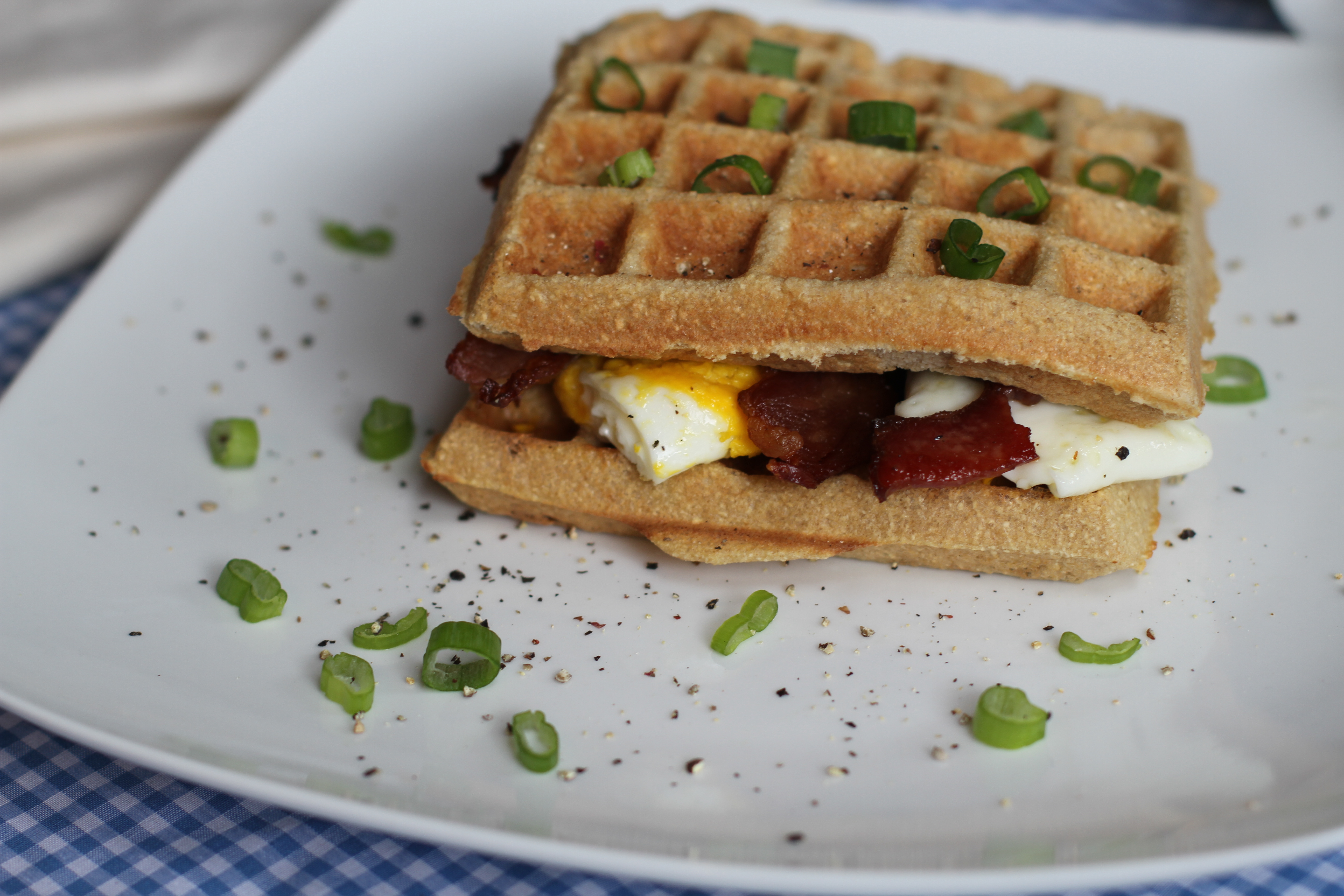 Coconut Contentment Waffle Breakfast Sandwich (Paleo)