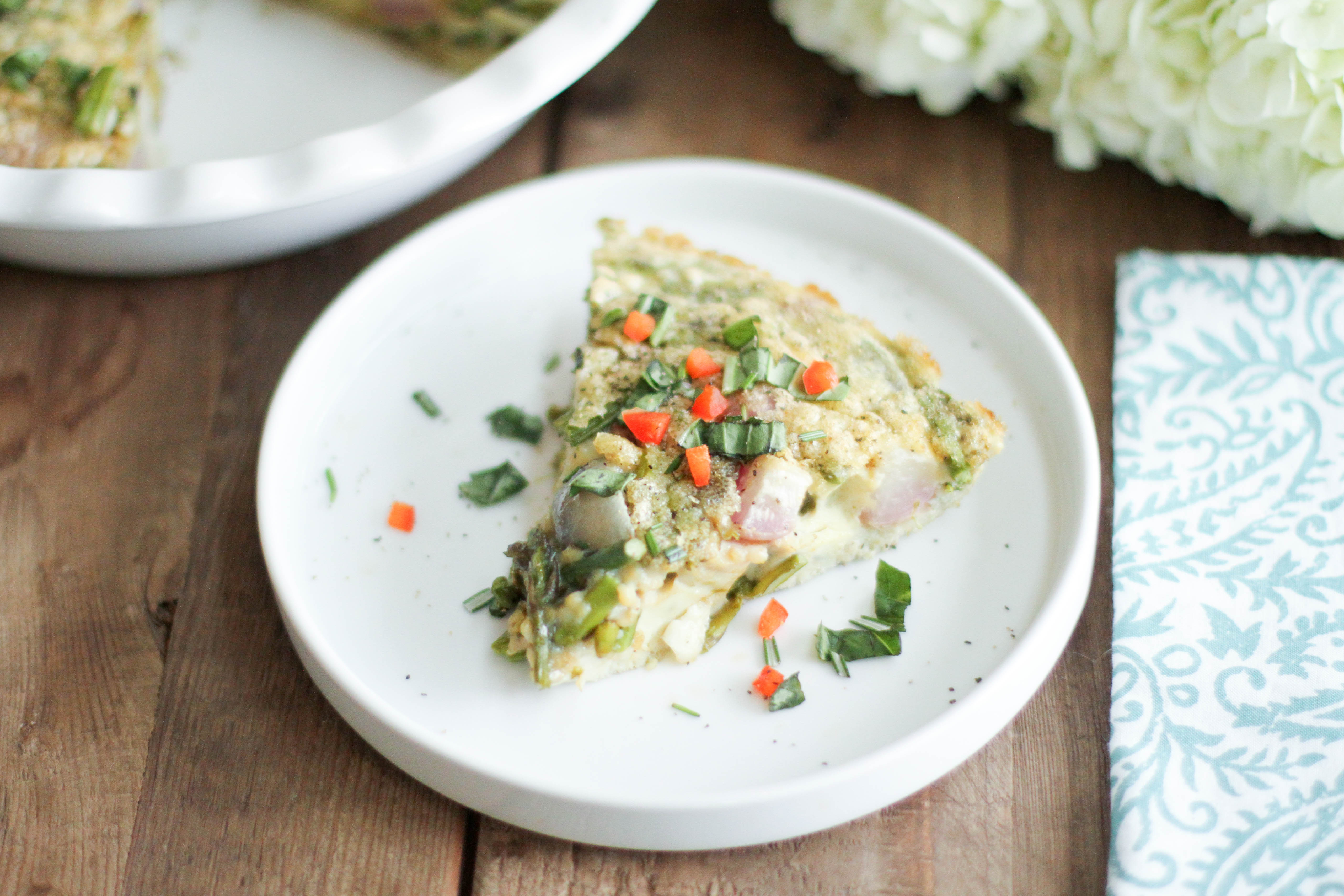 Roasted Spring Vegetable Frittata - Coconut Contentment (Gluten-Free; Paleo) 